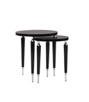 Venedik Siyah Zigon Sehpa Küçük